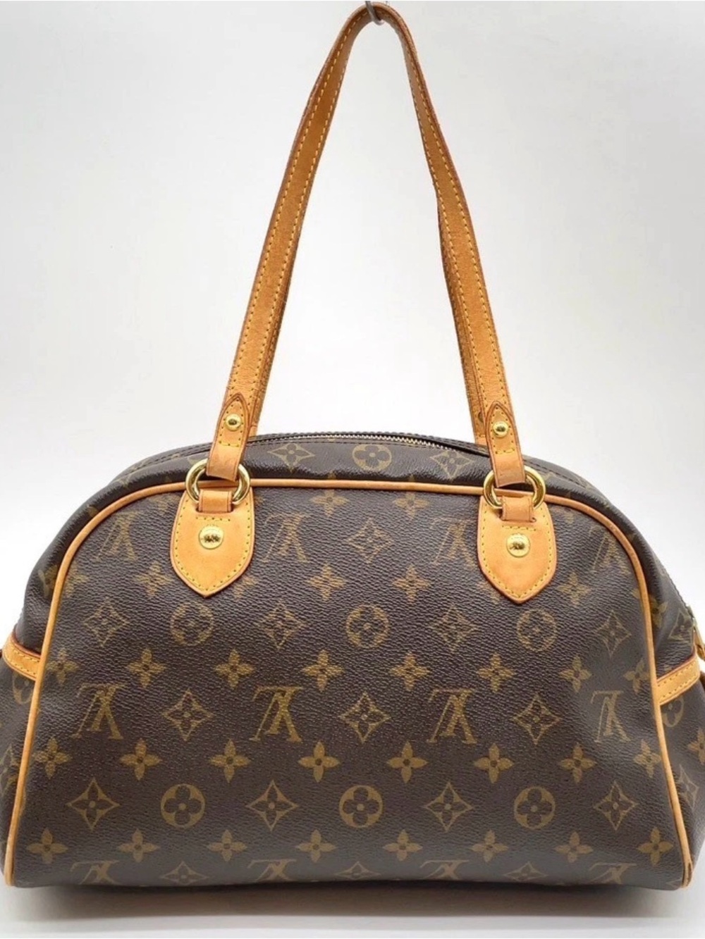 Louis Vuitton Monogram Canvas Shoulder Bag with Vachetta Trim - Picture 4 of 16